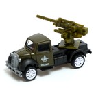 Машинка металлическая «Военная техника», инерция, 1:64, цвет МИКС, на блистере - Фото 4