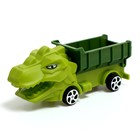 Набор грузовиков «Парк животных. Динозавры», инерция, МИКС - фото 7824893