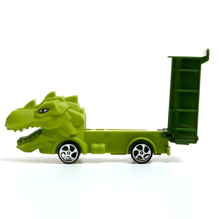 Набор грузовиков «Парк животных. Динозавры», инерция, МИКС