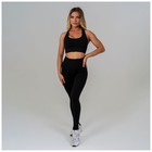 Легинсы спортивные ONLYTOP, р. L, цвет чёрный 9624658