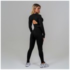 Легинсы спортивные, р. L, цвет чёрный 9624670