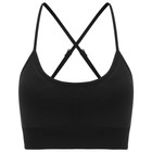 Топ спортивный на бретелях женский ONLYTOP, размер М, чёрный - Фото 5