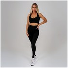 Легинсы спортивные женские ONLYTOP, размер L, чёрные - Фото 9