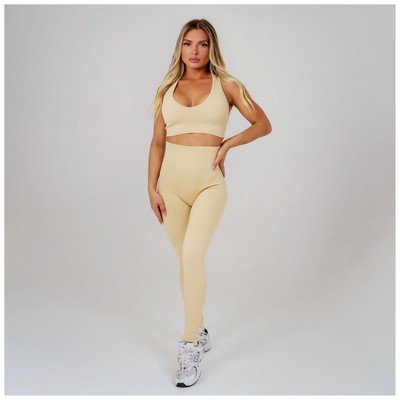 Легинсы женские спортивные ONLYTOP, размер 46 (L), цвет молочный