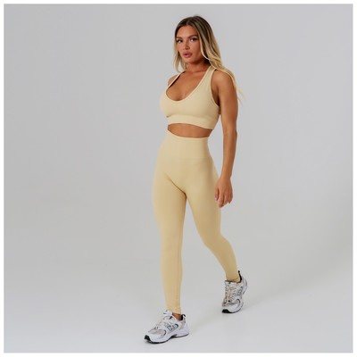 Легинсы женские спортивные ONLYTOP, размер 46 (L), цвет молочный