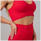 Топ спортивный, р. S, цвет красный - Фото 10