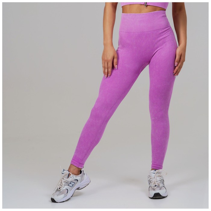 Легинсы спортивные женские ONLYTOP, размер S, розовые - Фото 1