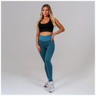 Легинсы спортивные женские ONLYTOP, размер S, изумрудные - Фото 3