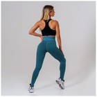 Легинсы спортивные женские ONLYTOP, размер S, изумрудные - Фото 4