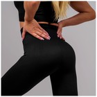 Легинсы спортивные ONLYTOP, р. М, цвет чёрный 9624843