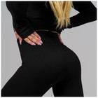 Легинсы спортивные женские ONLYTOP, размер S, чёрные - Фото 2