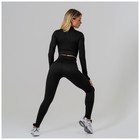 Топ спортивный с длинными рукавами ONLYTOP, р. L, цвет чёрный - Фото 13