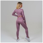 Легинсы спортивные женские ONLYTOP, размер М, лиловые - Фото 8