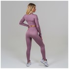 Легинсы спортивные женские ONLYTOP, размер L, лиловые - Фото 14