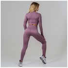 Топ спортивный с длинными рукавами ONLYTOP, р. М, цвет лиловый - Фото 7