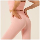 Легинсы спортивные женские ONLYTOP, размер S, светло-розовые - Фото 8