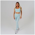 Легинсы женские спортивные ONLYTOP, размер 48-50, голубые 9624898