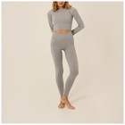 Легинсы спортивные женские ONLYTOP, размер S, серые - Фото 1