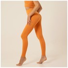 Легинсы спортивные женские Sangh, размер М, оранжевые - Фото 1
