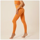 Легинсы спортивные женские Sangh, размер М, оранжевые - Фото 7