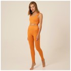 Легинсы спортивные женские Sangh, размер L, оранжевые - Фото 9