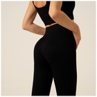 Легинсы спортивные Sangh, размер S, чёрные 9624920