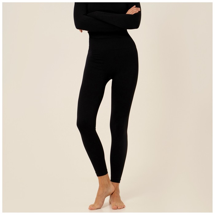 Легинсы спортивные женские Sangh, размер L, чёрные