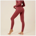 Легинсы спортивные женские Sangh, размер M, пудровые - Фото 1