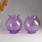 Подсвечник "Ландыш-1" сиреневый 14х14 см, 1350 мл МИКС - фото 23105857