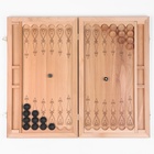 Нарды резные "Россия", из массива букаовая доска 50 x 59 см, маркетри - фото 24159564