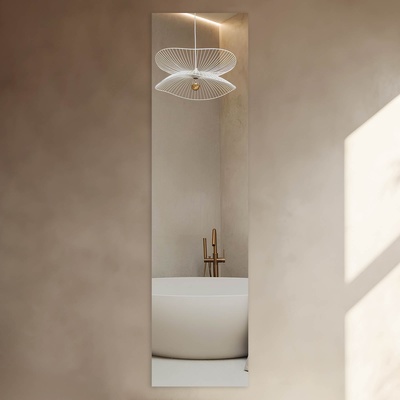 Зеркало интерьерное настенное, с креплением на 4 зажима, 160×45 см