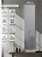 Зеркало интерьерное настенное, с креплением на 4 зажима, 160×45 см - Фото 2