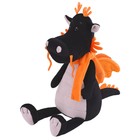 Мягкая игрушка «Дракон шаолинь», шарфик, чёрный, 23 см - фото 11372677