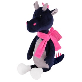 Мягкая игрушка "Дракон Карл в розовом шарфике", 30 см MT-MRT012310-2-30