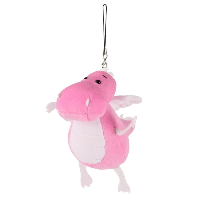 Мягкая игрушка «Дракончик», розово-белый животик, 13 см - Фото 1