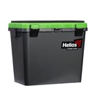 Ящик зимний HELIOS односекционный, цвет серо-салатовый - Фото 4