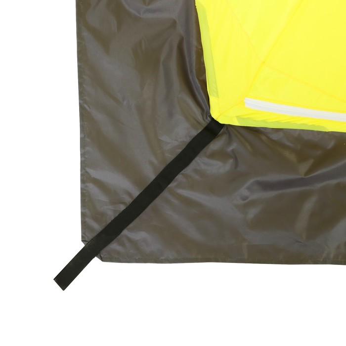 Палатка зимняя Helios "Куб", 1.8 х 1.8 м, цвет жёлтый/серый (HS-WSC-180YG) - фото 1903518111