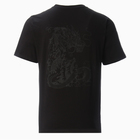 Футболка мужская, цвет черный/дракон, размер 54 9900041