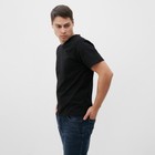 Футболка мужская, цвет черный/дракон, размер 54 9900041