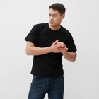 Футболка мужская, цвет черный/дракон, размер 54 9900041