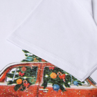 Комплект (футболка,брюки) домашний женский, цвет белый/красная клетка, р-р 44 - Фото 6