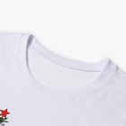 Комплект женский домашний (футболка,шорты), цвет белый/красный, размер 44 - Фото 6