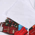 Комплект женский домашний (футболка,шорты), цвет белый/красный, размер 44 - Фото 7