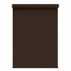 Штора рулонная «Блэкаут», 114х175 см, цвет шоколад