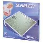 Весы напольные Scarlett SC-217, электронные, до 180 кг, МИКС - фото 51568570