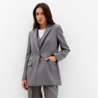 Пиджак женский MIST: Classic Collection р. 42, цвет серый - фото 3804304