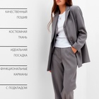 Пиджак женский MIST: Classic Collection р. 44, цвет серый 9399469 - фото 12673038