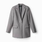 Пиджак женский MIST: Classic Collection р. 50, цвет серый - фото 11430206
