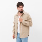 Рубашка мужская MIST oversize размер 48, цвет молочный - Фото 2