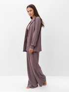 Комплект женский (рубашка, брюки, топ) KAFTAN "Base" р. 44, кофейный 9861727 - фото 12345906